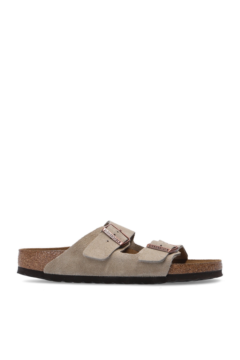 Birkenstock arizona discount suede taupe femme